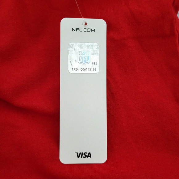 NFL Arizona Cardinals Short Sleeve Scoop Neck T-Shirt Women's 2X Red Cotton NEW - Picture 7 of 9